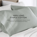  2-Pack Cotton Pillowcases 300 Thread Count in Essential Colors