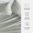  2-Pack Cotton Pillowcases 300 Thread Count in Essential Colors