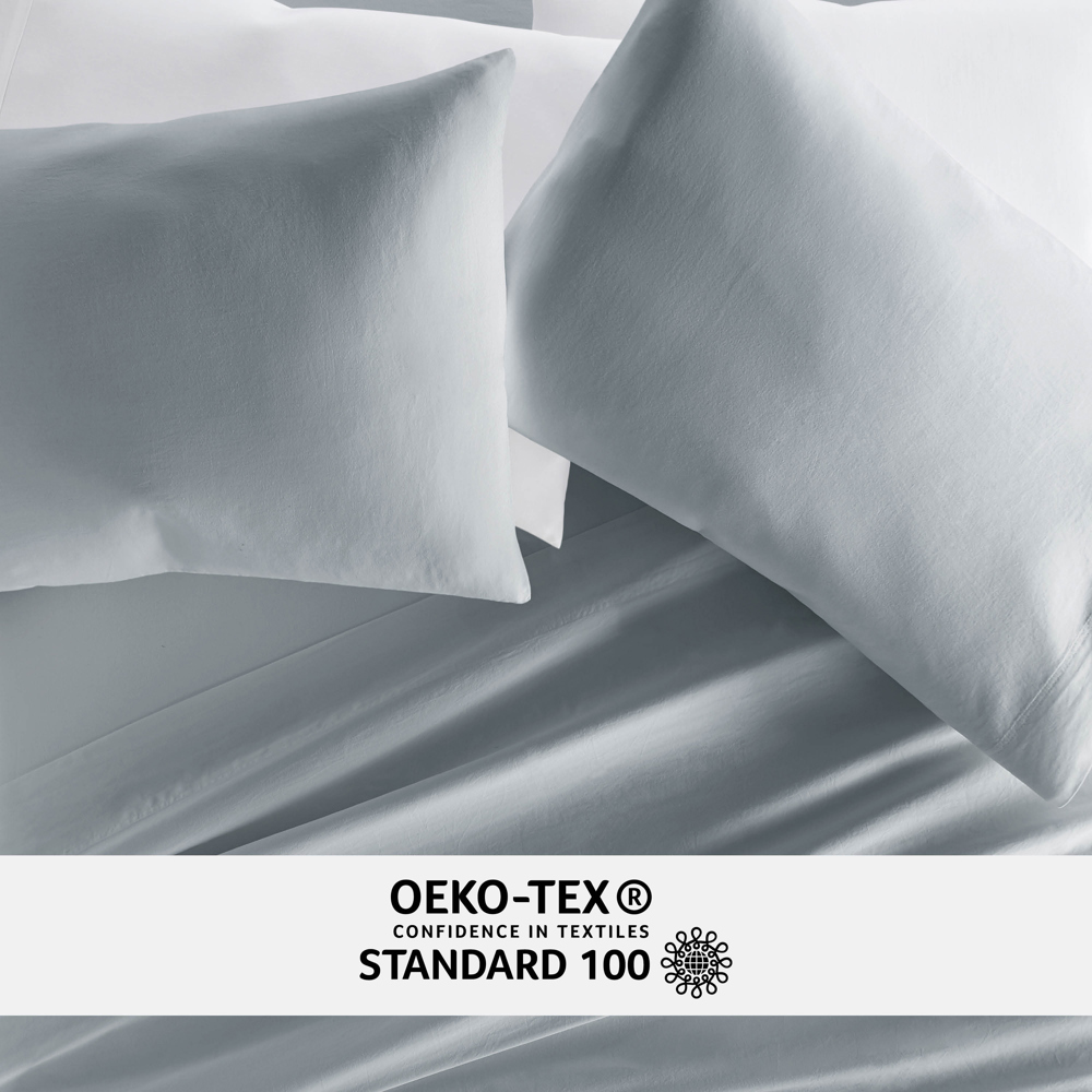 2-Pack Cotton Pillowcases 300 Thread Count in Essential Colors