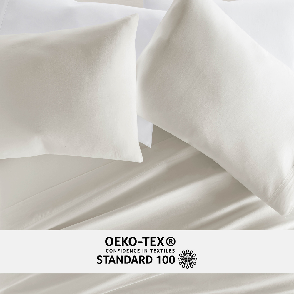 2-Pack Cotton Pillowcases 300 Thread Count in Essential Colors