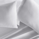 King Light Gray 2-Pack Cotton Pillowcases 300 Thread Count in Essential Colors