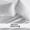 King Light Gray 2-Pack Cotton Pillowcases 300 Thread Count in Essential Colors