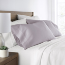 King Mauve 2-Pack Cotton Pillowcases 300 Thread Count in Essential Colors