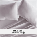 King Mauve 2-Pack Cotton Pillowcases 300 Thread Count in Essential Colors