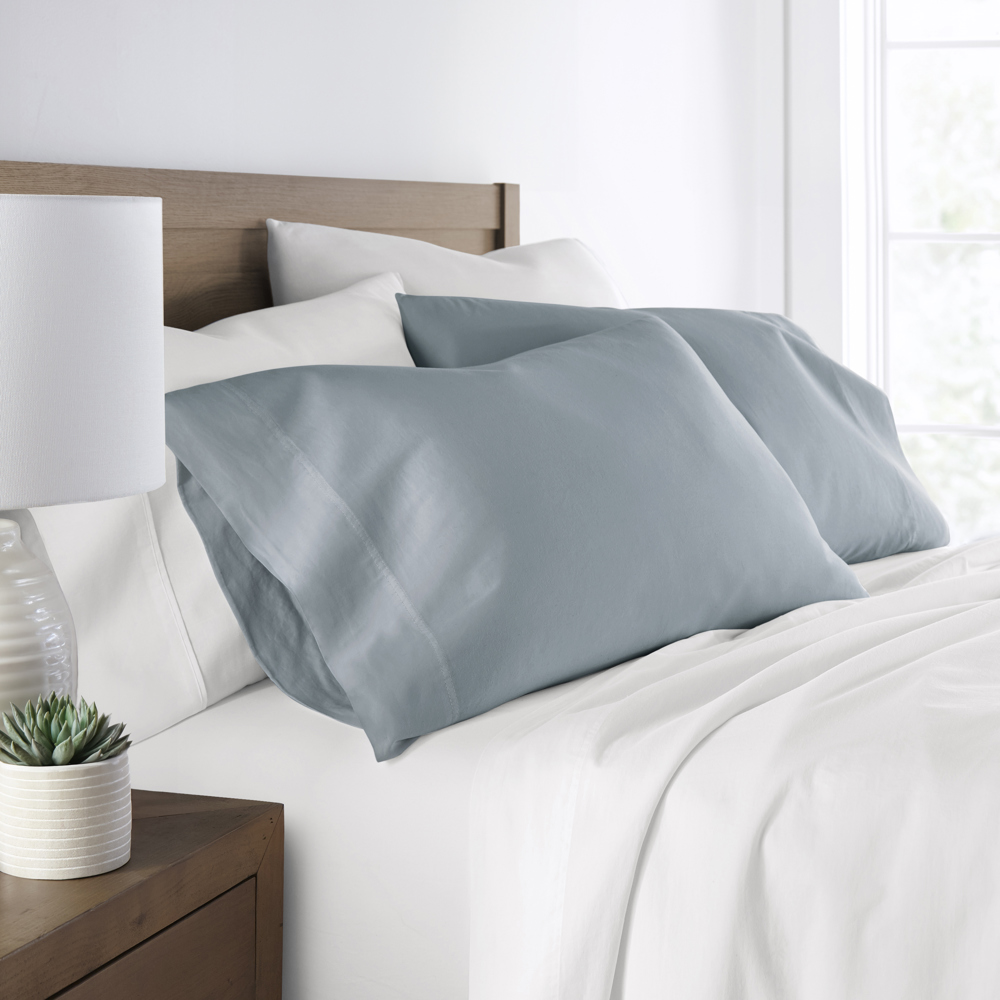 2-Pack Cotton Pillowcases 300 Thread Count in Essential Colors