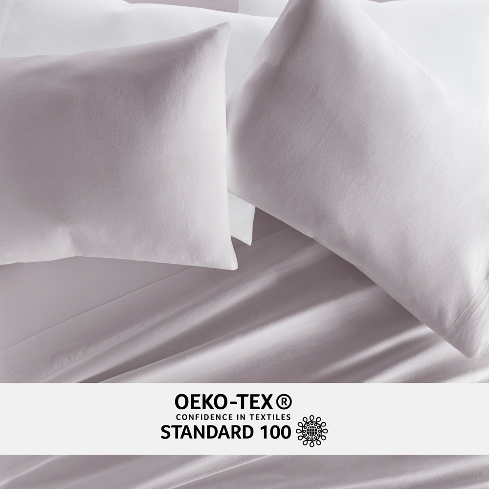 2-Pack Cotton Pillowcases 300 Thread Count in Essential Colors