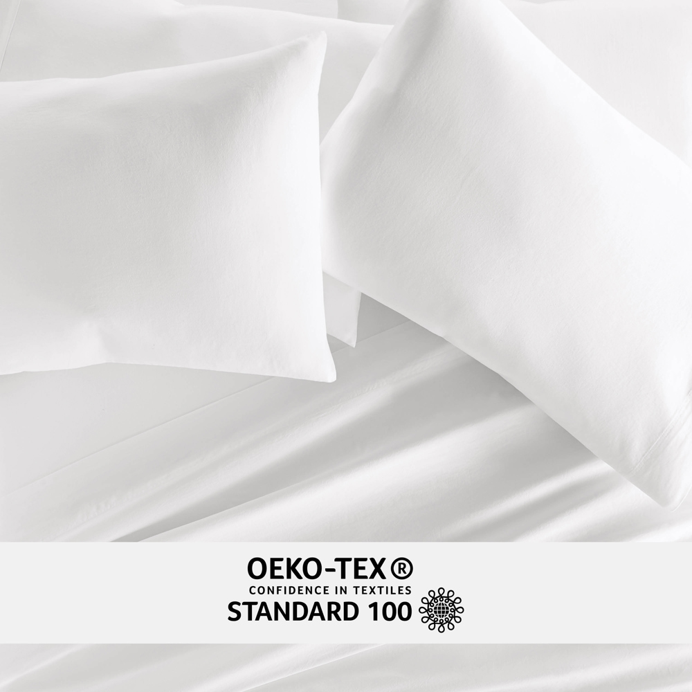 2-Pack Cotton Pillowcases 300 Thread Count in Essential Colors