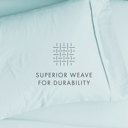 King Aqua 2-Pack Bed Pillowcases in Essential Colors