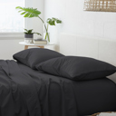 King Black 2-Pack Bed Pillowcases in Essential Colors