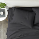 King Black 2-Pack Bed Pillowcases in Essential Colors