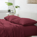 King Burgundy 2-Pack Bed Pillowcases in Essential Colors