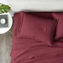 King Burgundy 2-Pack Bed Pillowcases in Essential Colors