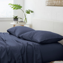 King Navy 2-Pack Bed Pillowcases in Essential Colors