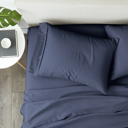 King Navy 2-Pack Bed Pillowcases in Essential Colors