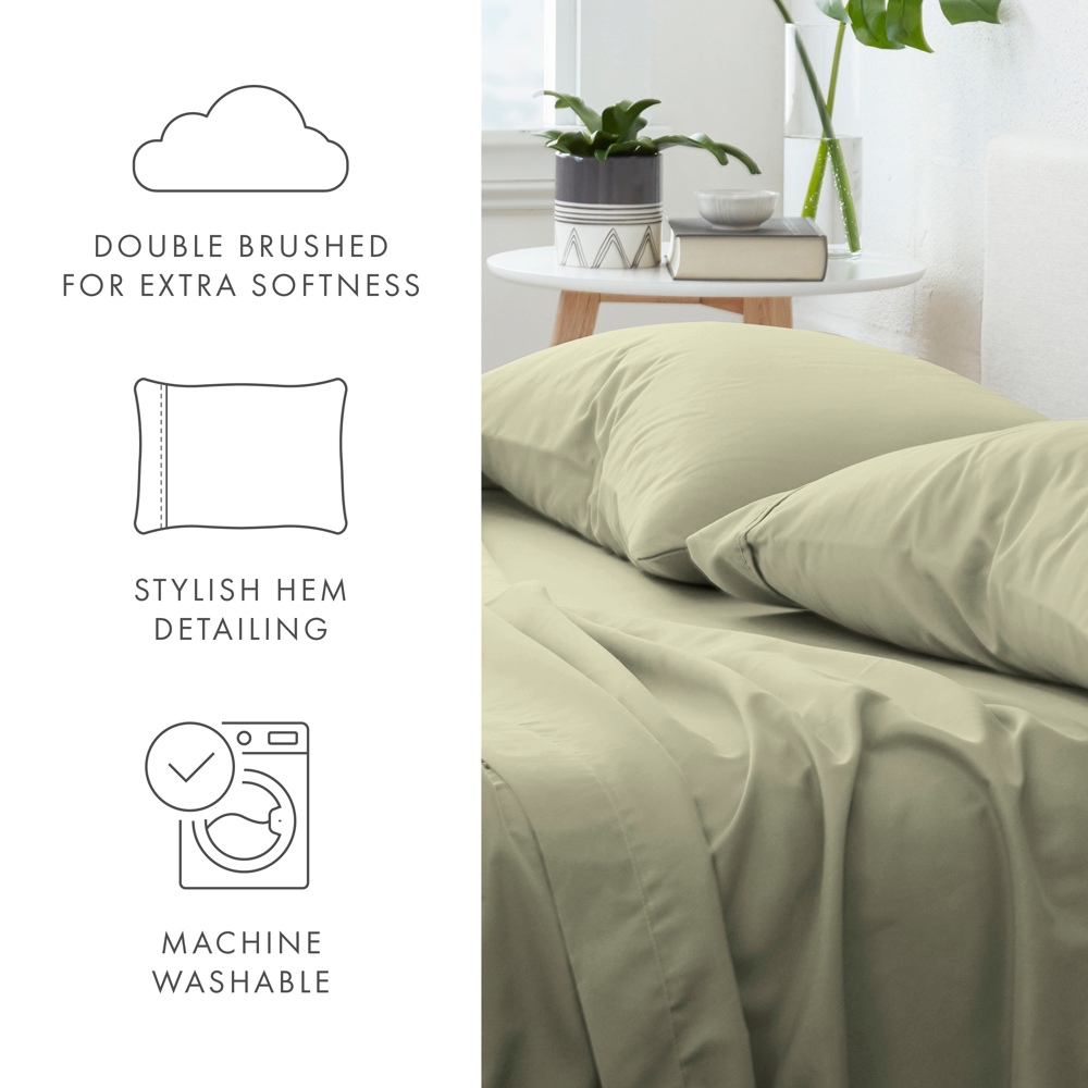 2-Pack Bed Pillowcases in Essential Colors