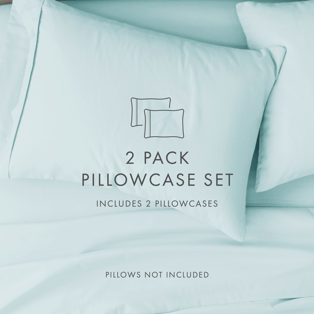 2-Pack Bed Pillowcases in Essential Colors