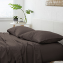 Queen Chocolate 2-Pack Bed Pillowcases in Essential Colors