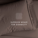 Queen Chocolate 2-Pack Bed Pillowcases in Essential Colors