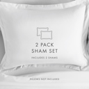  2-Pack Bed Pillow Shams in Essential Colors