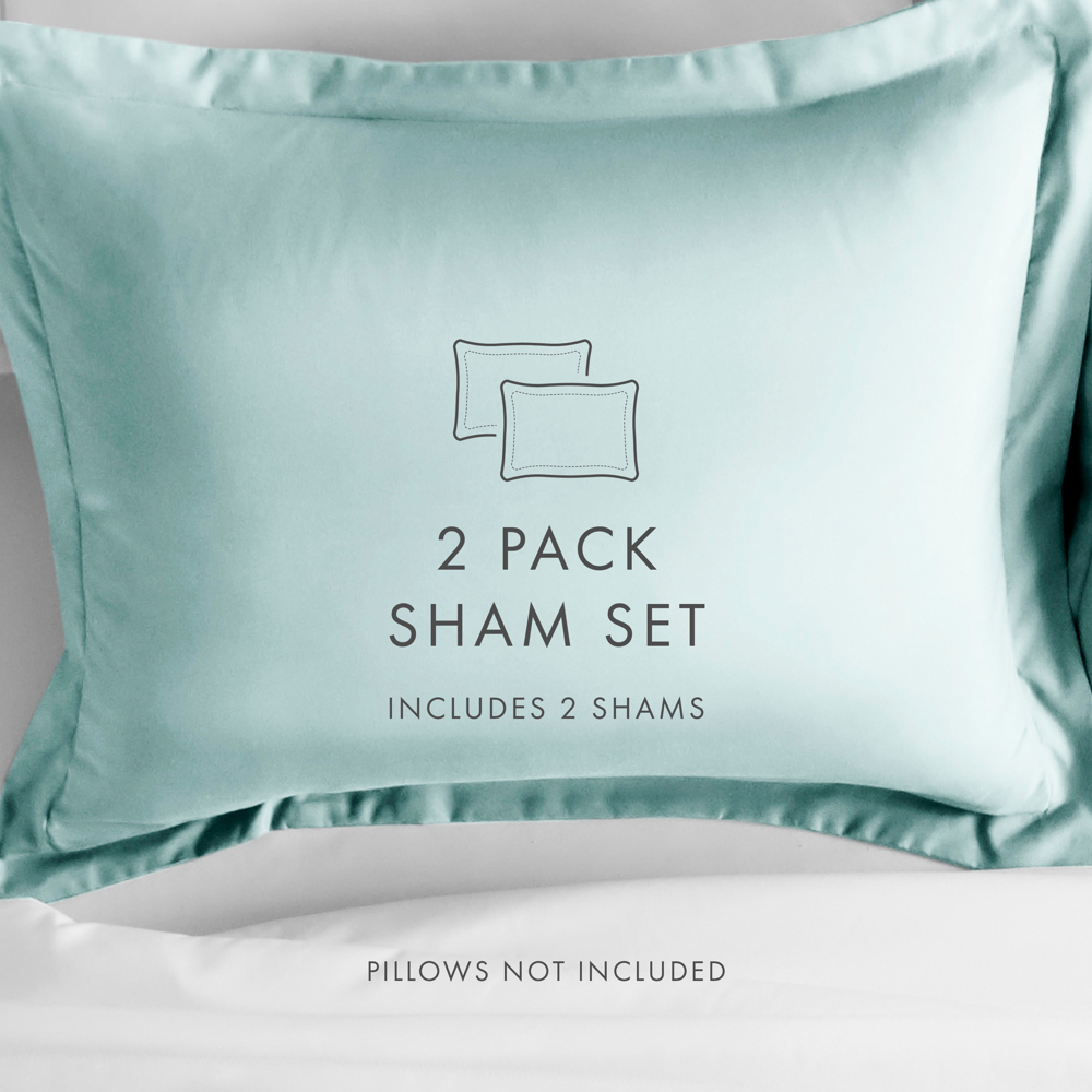 2-Pack Bed Pillow Shams in Essential Colors