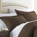 King Chocolate 2-Pack Bed Pillow Shams in Essential Colors