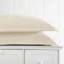 King Ivory 2-Pack Bed Pillow Shams in Essential Colors