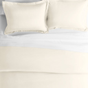 King Ivory 2-Pack Bed Pillow Shams in Essential Colors