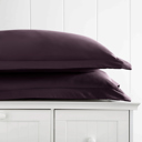 King Purple 2-Pack Bed Pillow Shams in Essential Colors