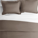 King Taupe 2-Pack Bed Pillow Shams in Essential Colors