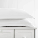 Queen White 2-Pack Bed Pillow Shams in Essential Colors