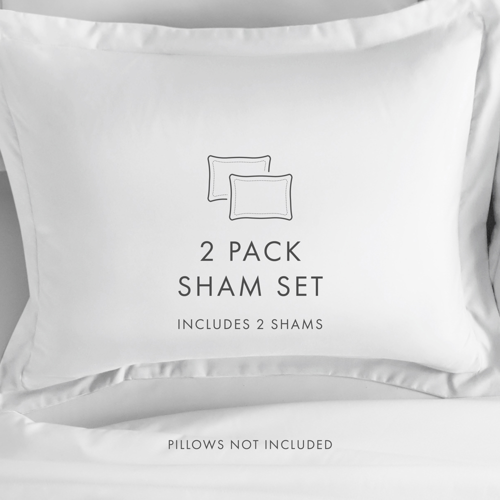 2-Pack Bed Pillow Shams in Essential Colors