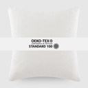  2-Pack Cotton Slub Decor Throw Pillows Solids Arctic & White