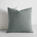 Solids Arctic / White 2-Pack Cotton Slub Decor Throw Pillows Solids Arctic & White