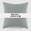 Solids Arctic / White 2-Pack Cotton Slub Decor Throw Pillows Solids Arctic & White