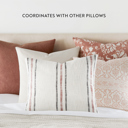  2-Pack Cotton Slub Decor Throw Pillows Solids Terracotta & Natural