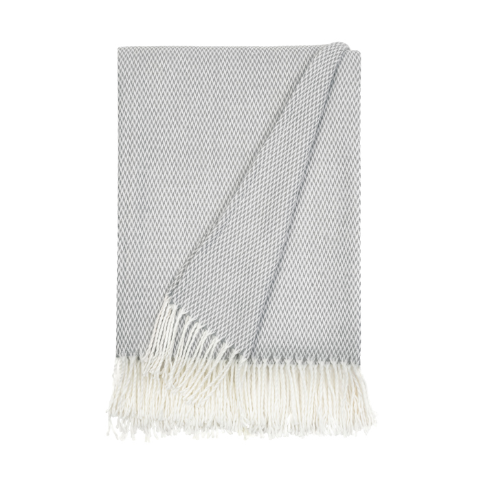 Throw Blanket Herringbone with Fringed Edges