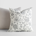  2-Pack Seed Stitch Knit and Cotton Patterned Decor Throw Pillows - Light Gray