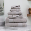  Hotel-Quality 6 Piece Bath Towel Set - 100% Ring Spun Cotton, Ultra Plush, Absorbent