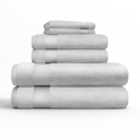  Hotel-Quality 6 Piece Bath Towel Set - 100% Ring Spun Cotton, Ultra Plush, Absorbent