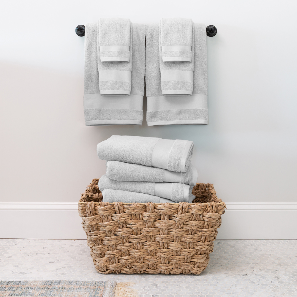 Hotel-Quality 6 Piece Bath Towel Set - 100% Ring Spun Cotton, Ultra Plush, Absorbent