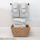  Hotel-Quality 6 Piece Bath Towel Set - 100% Ring Spun Cotton, Ultra Plush, Absorbent