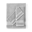 Light Gray 6-piece Hotel-Quality 6 Piece Bath Towel Set - 100% Ring Spun Cotton, Ultra Plush, Absorbent