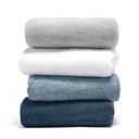 Light Blue 4-piece Hotel-Quality Bath, Hand and Wash Towel Sets - 100% Ring Spun Cotton, Ultra Plush, Absorbent