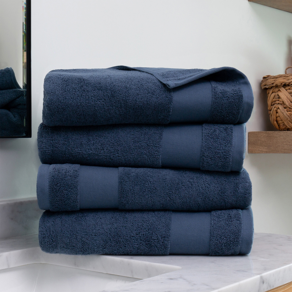 Hotel-Quality Bath, Hand and Wash Towel Sets - 100% Ring Spun Cotton, Ultra Plush, Absorbent