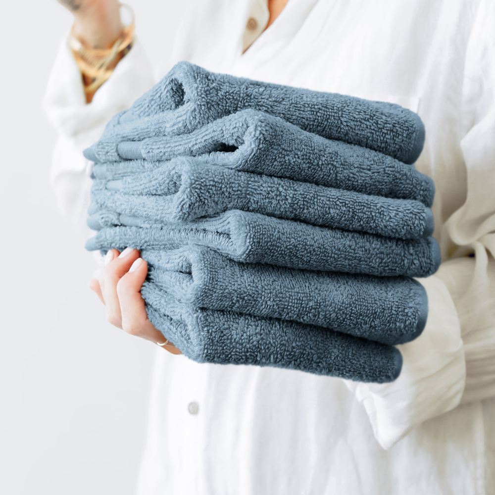 Hotel-Quality Bath, Hand and Wash Towel Sets - 100% Ring Spun Cotton, Ultra Plush, Absorbent