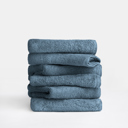 Light Blue 6-piece Hotel-Quality Bath, Hand and Wash Towel Sets - 100% Ring Spun Cotton, Ultra Plush, Absorbent