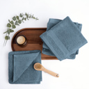 Light Blue 6-piece Hotel-Quality Bath, Hand and Wash Towel Sets - 100% Ring Spun Cotton, Ultra Plush, Absorbent