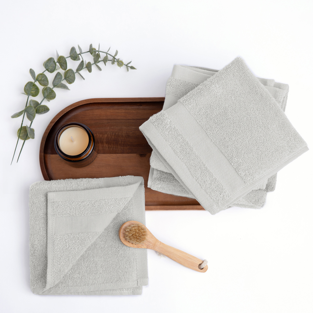 Hotel-Quality Bath, Hand and Wash Towel Sets - 100% Ring Spun Cotton, Ultra Plush, Absorbent