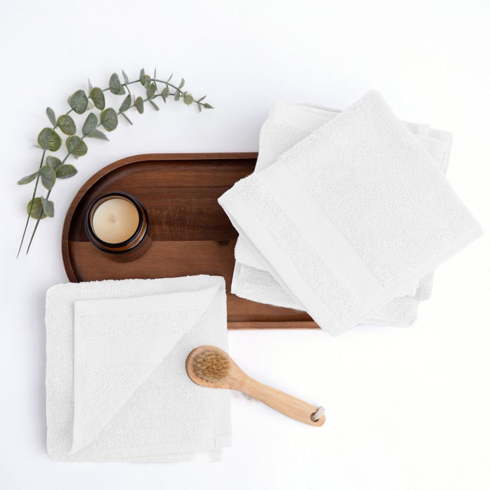 Hotel-Quality Bath, Hand and Wash Towel Sets - 100% Ring Spun Cotton, Ultra Plush, Absorbent