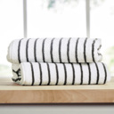  Cabana Stripe Beach Pool Towels - 100% Ring Spun Cotton, Ultra Soft, Plush and highly Absorbent, 30 x 70